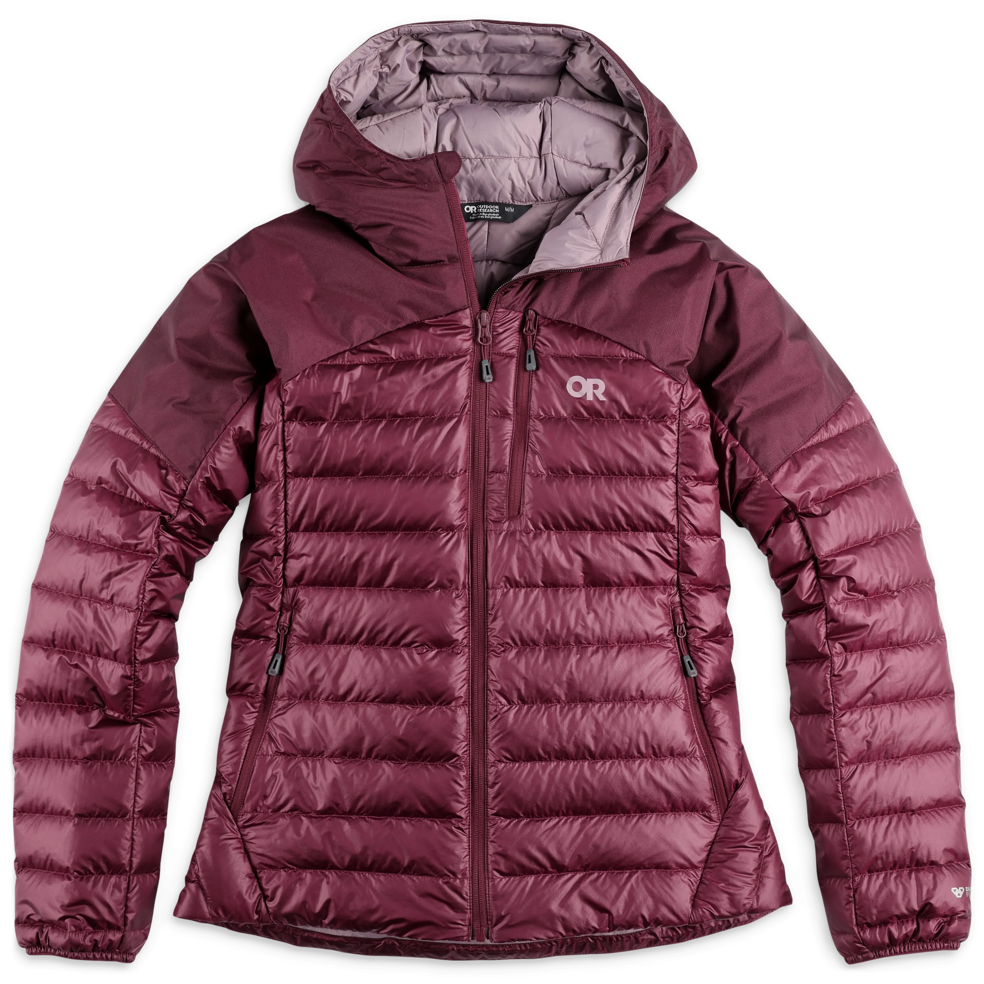 Plus Size Womens Helium Down Hoodie