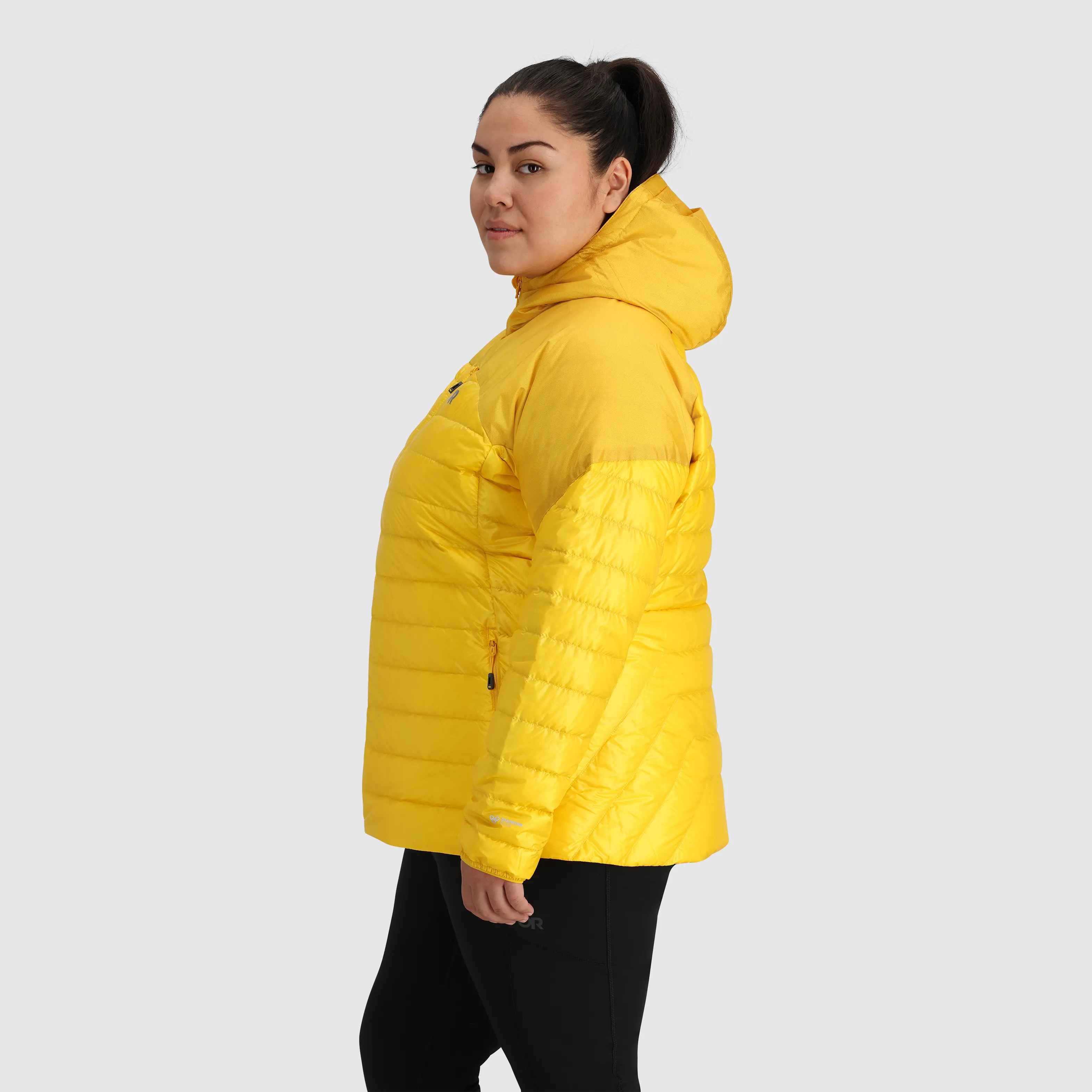 Plus Size Womens Helium Down Hoodie